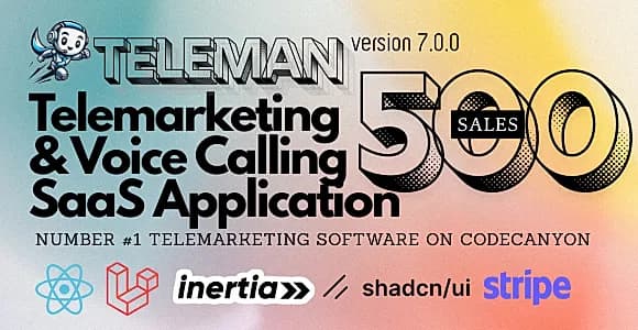 Teleman - Telemarketing & Voice Calling SaaS Application