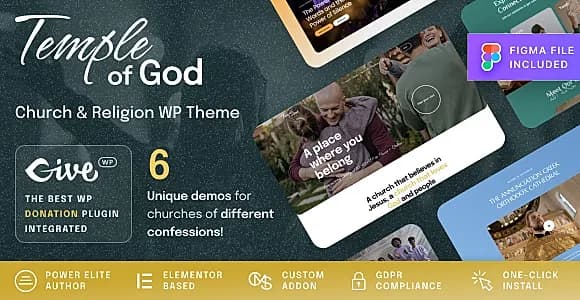 Temple Of God WordPress Theme