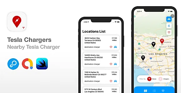 Tesla Chargers - Find Tesla charging stations nearby
