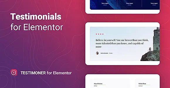 Testimoner for Elementor WordPress Plugin