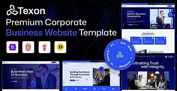 Texon – Corporate Business HTML Website Template