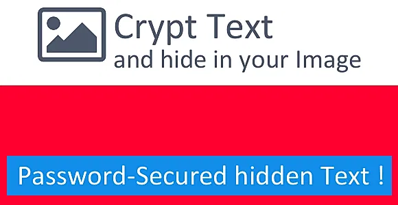 Text Crypto - Hide Text inside Image