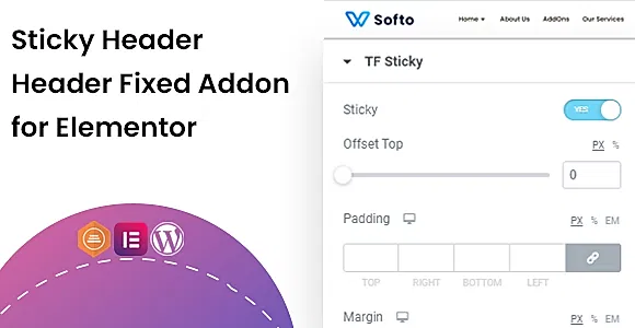 TF Sticky Addon For Elementor WordPress Plugin