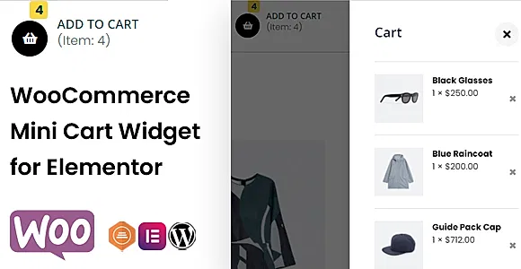 TF Woo Mini Cart Addon For Elementor WordPress Plugin