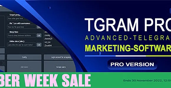 TGramPro - Advanced Telegram Marketing Software