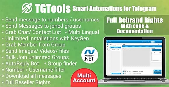 TGTools - Smart Automations for telegram