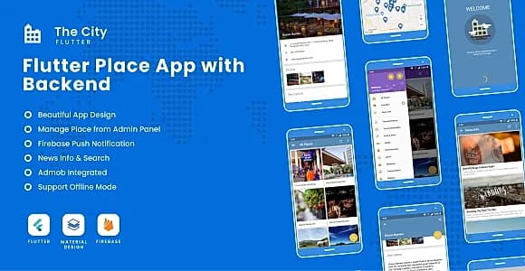 The City Flutter - Place App with Backend 3.1