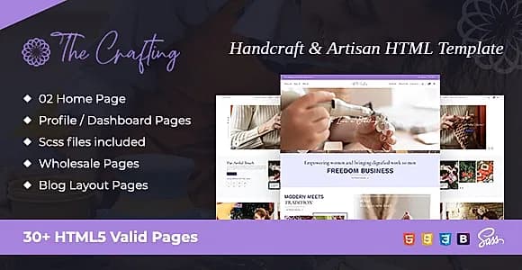 The Crafting - Handcraft & Artisan HTML Template