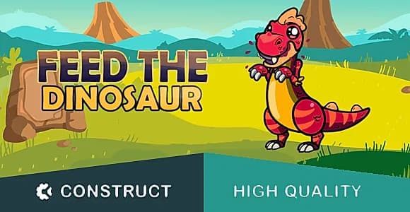 Feed The Dinosaur - HTML5 Educational Game