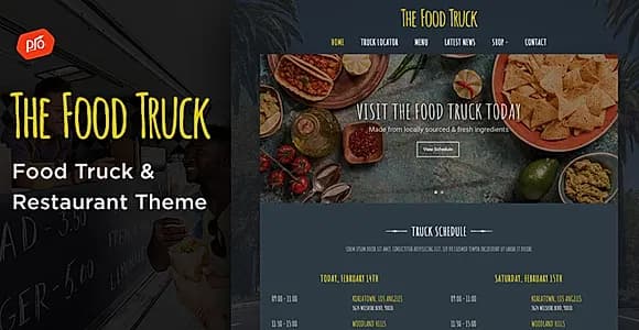 The Food Truck Progression WordPress Theme