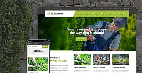 The Landscaper WordPress Theme