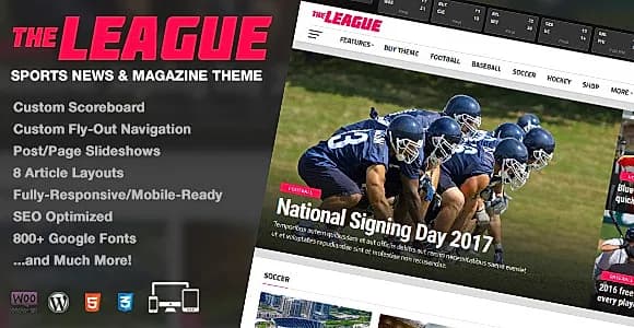 The League WordPress Theme