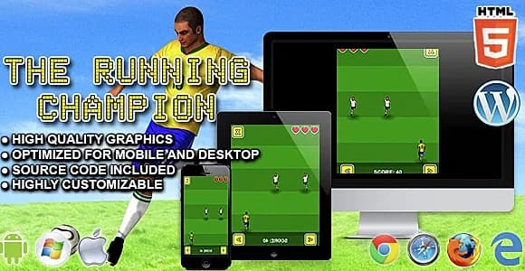 The Running Champion - HTML5 Game