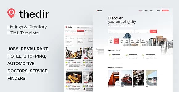 TheDir – Listing & Directory HTML Template