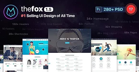 TheFox | Multi-Purpose PSD Template