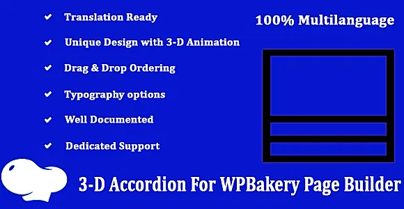 Three-D Accordion for WPBakery Page Builder