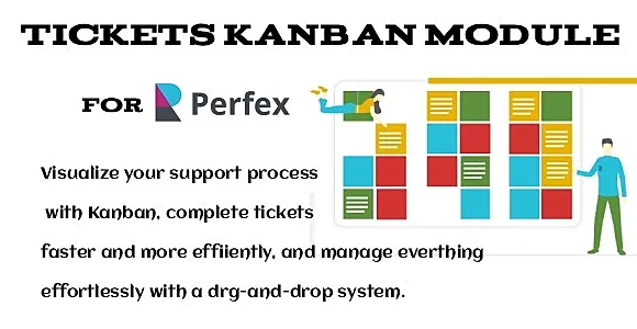 Ticket Kanban View Module For Perfex CRM