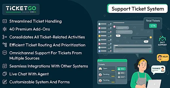TicketGo - Support Ticket System