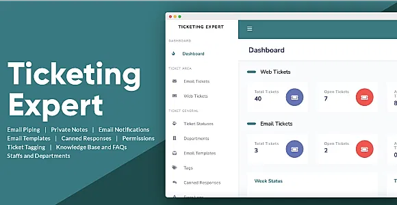 Ticketing Expert - Help desk system with email piping