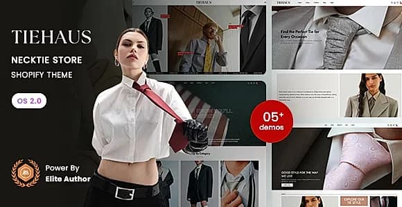 Tiehaus - Necktie Store Shopify 2.0 Theme