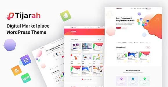 Tijarah WordPress Theme