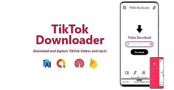 TikTok Downloader - TikTok Videos Without Watermark & Mp3 | ADMOB, FIREBASE, ONESIGNAL