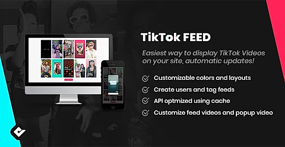 TikTok Feed PRO (Beta) WordPress Plugin