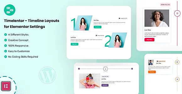 Timelentor – Timeline Layouts for Elementor