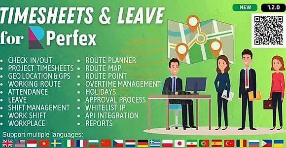 Timesheets and Leave Management module for Perfex CRM