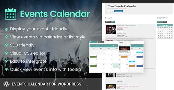 Tiva Events Calendar WordPress Plugin