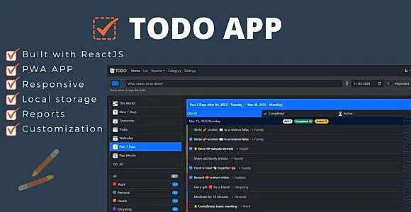 TODO App React JS (Local Storage)