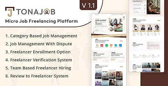TonaJob - MicroJob Freelancing Platform