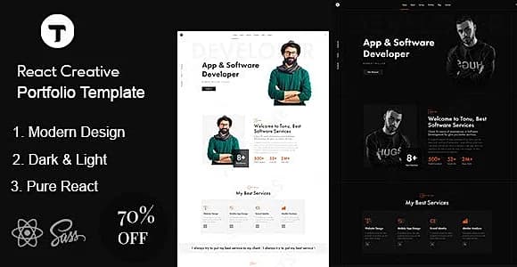 Tonu - Creative Portfolio React Template
