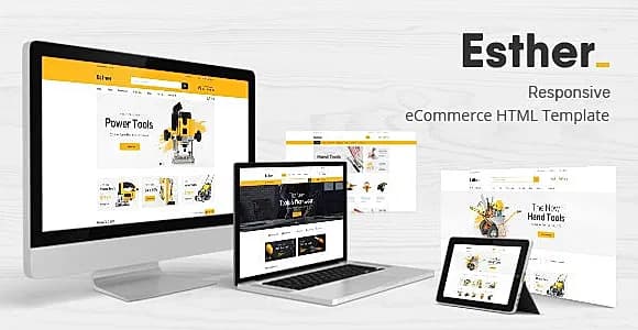 Tools & Accessories Store HTML Template - Esther