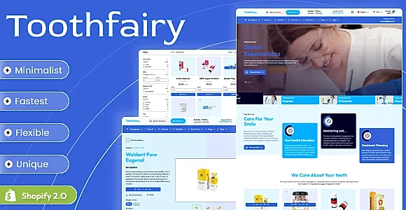 Tooth Fairy - Shopify 2.0 Dental Care Essentials Theme