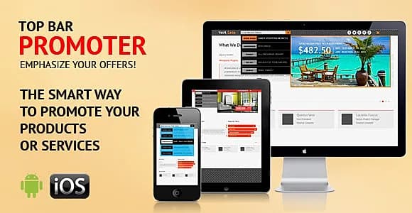 Top Bar Offers Promoter - Services and Products
