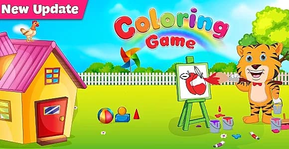 Top Kids Games My Coloring Book + Admob + Education + Ready For Publish