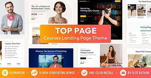 Top Page WordPress Theme