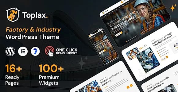 Toplax WordPress Theme