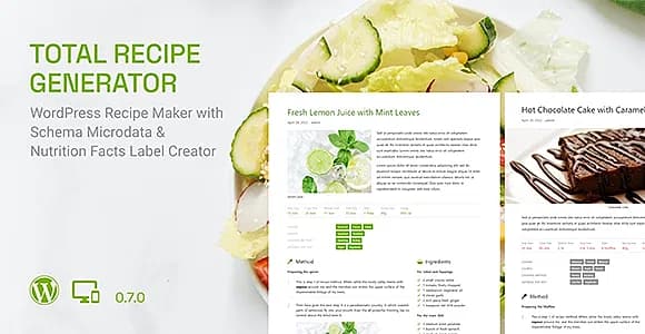 Total Recipe Generator for Gutenberg WordPress Plugin