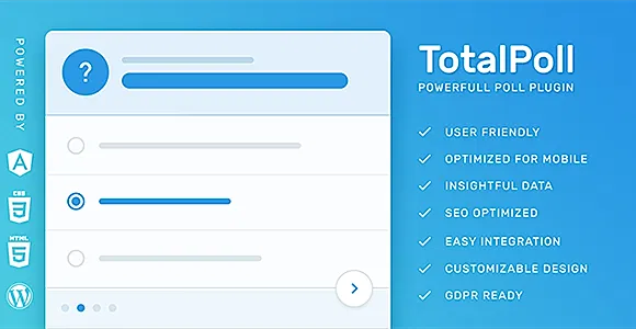 TotalPoll  Pro WordPress Plugin