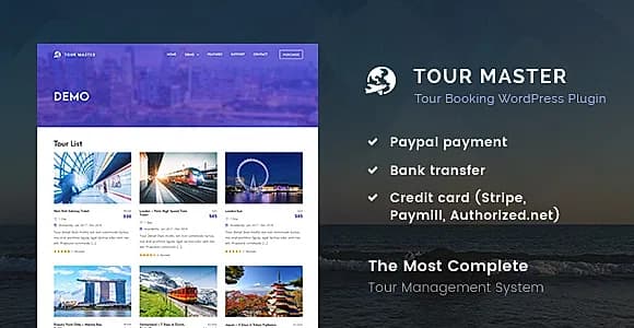 Tour Master WordPress Plugin