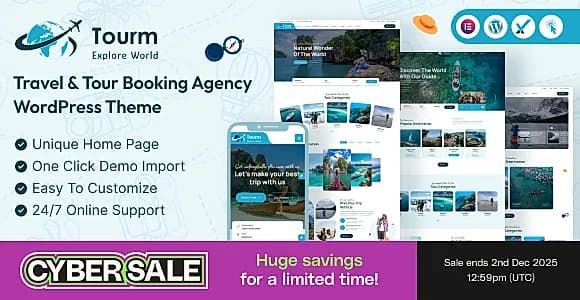 Tourm WordPress Theme