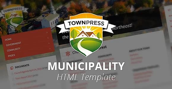 TownPress - Municipality HTML Template