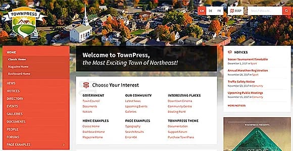 TownPress WordPress Theme