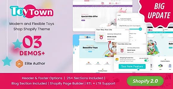 Toytown - Kids Clothing & Toys Shopify Theme