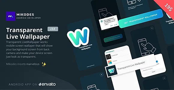 Transparent Live Wallpaper -  Android App