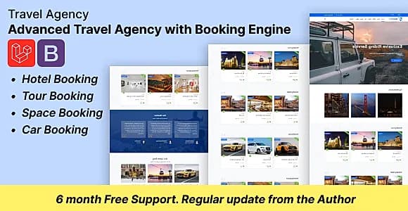 Travel Agency- Advanced Travel Agency with Booking Engine
