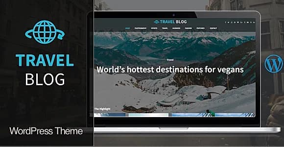 Travel Blog WordPress Theme