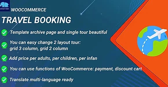 Travel Booking for WooCommerce WordPress Plugin